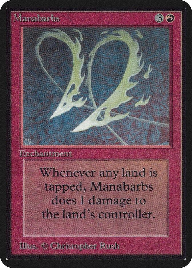Magic: The Gathering MTG Single Manabarbs [Limited Edition Alpha]