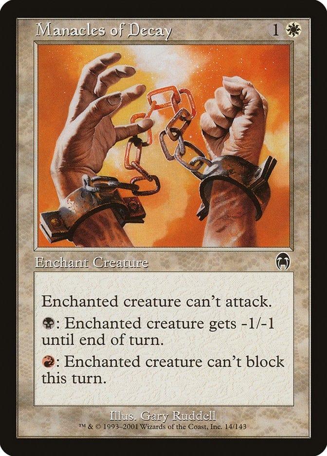 Magic: The Gathering MTG Single Manacles of Decay [Apocalypse]