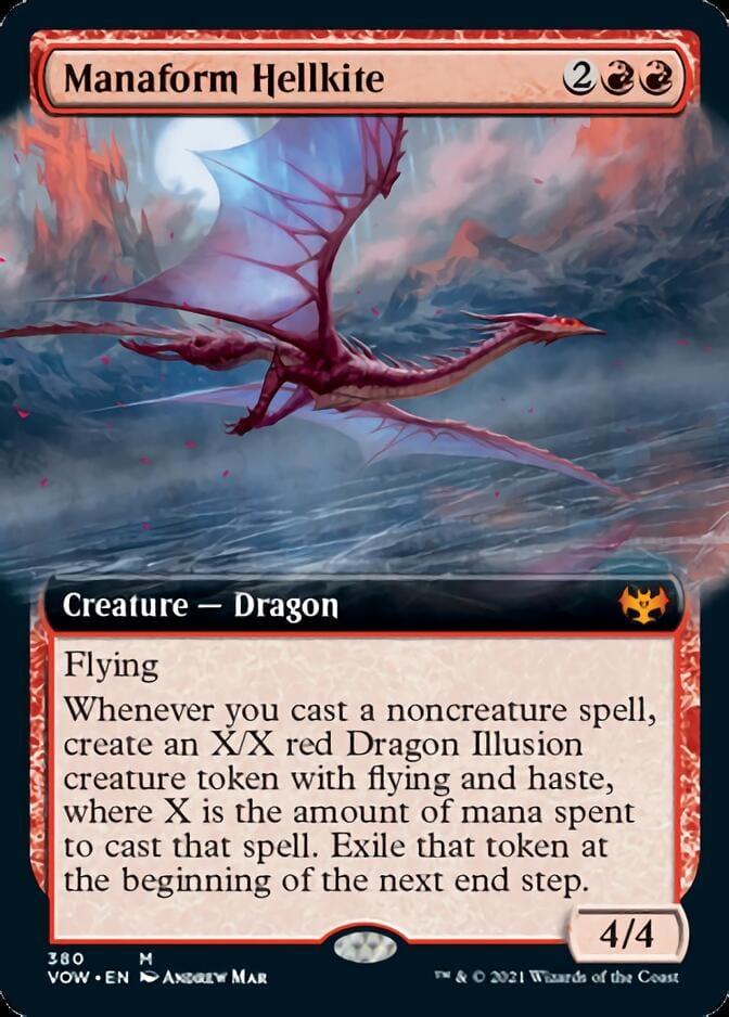 Magic: The Gathering MTG Single Manaform Hellkite (Extended) [Innistrad: Crimson Vow]