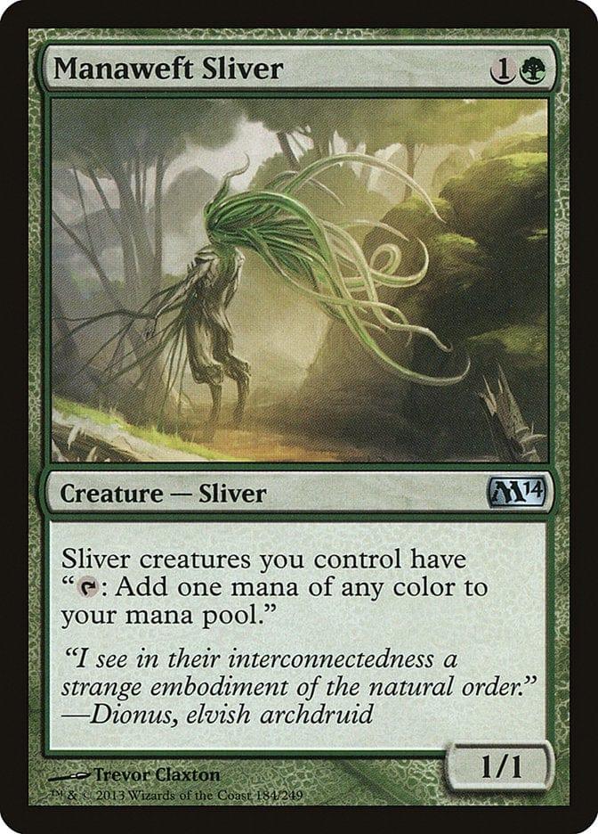 Magic: The Gathering MTG Single Manaweft Sliver [Magic 2014]