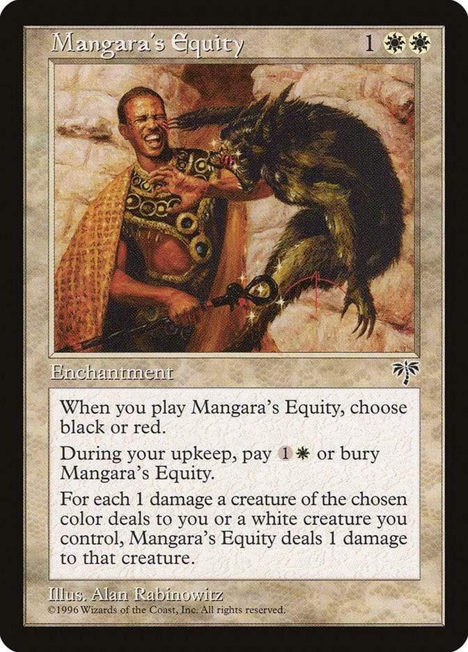 Magic: The Gathering MTG Single Mangara's Equity [Mirage]