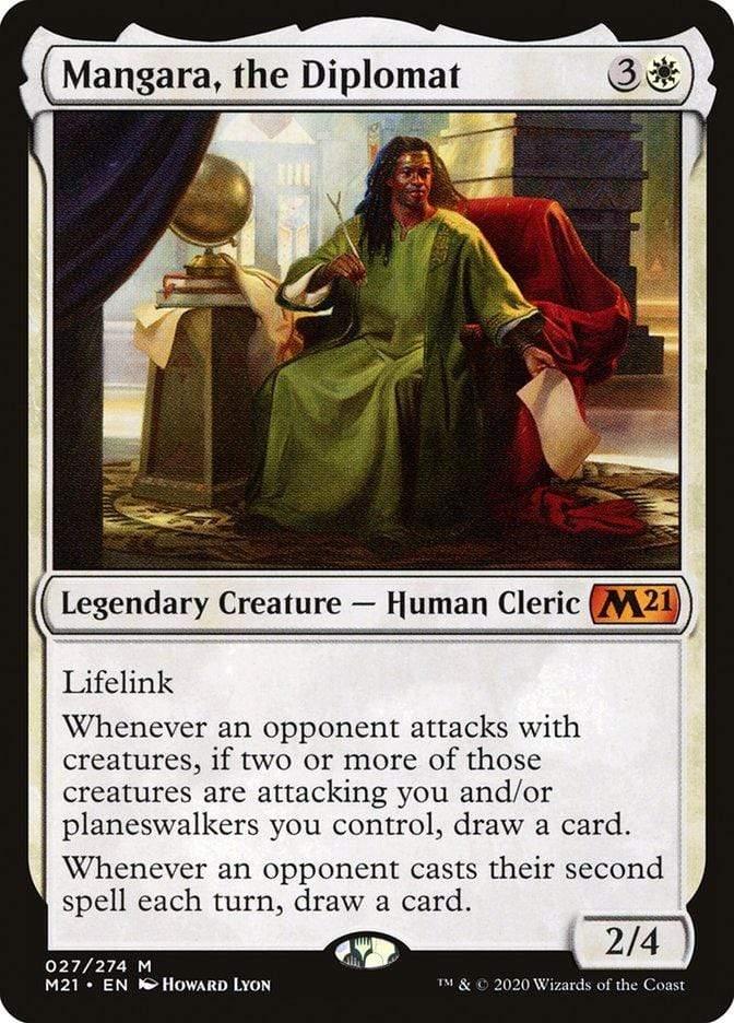 Magic: The Gathering MTG Single Mangara, the Diplomat [Core Set 2021]