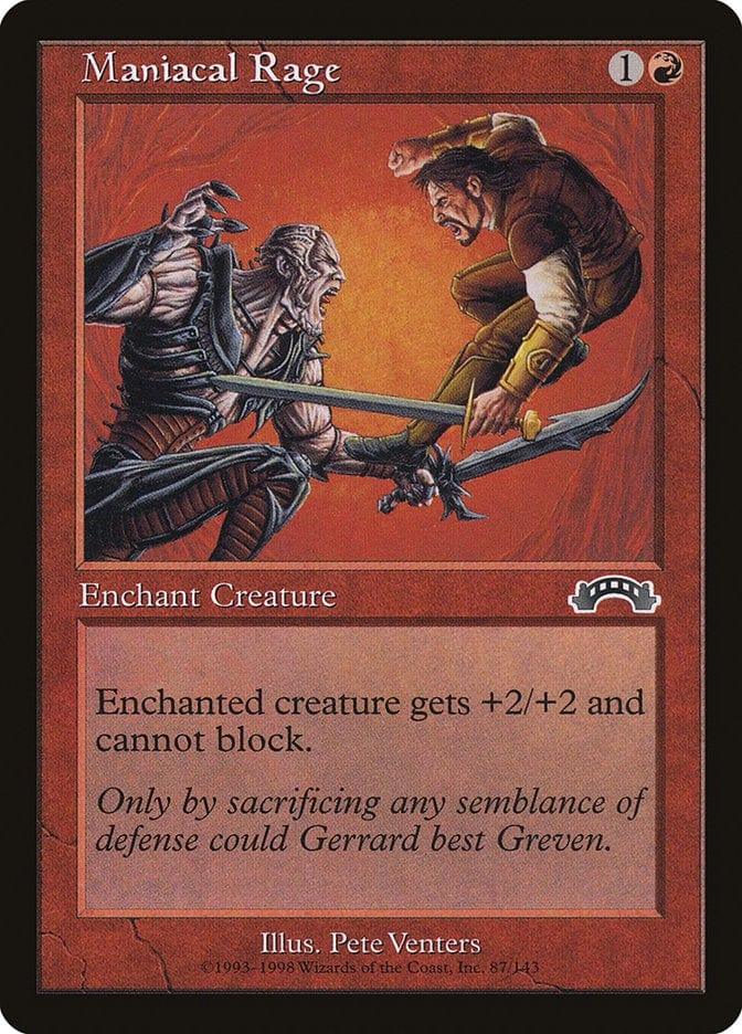 Magic: The Gathering MTG Single Maniacal Rage [Exodus]