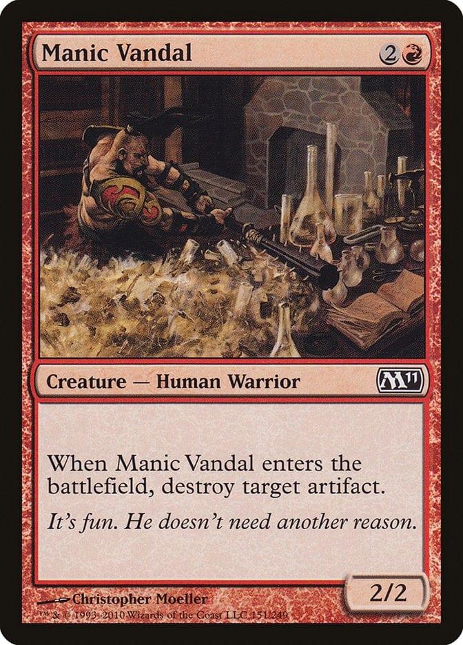 Magic: The Gathering MTG Single Manic Vandal [Magic 2011]
