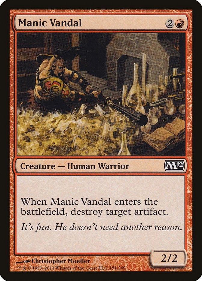 Magic: The Gathering MTG Single Manic Vandal [Magic 2012]