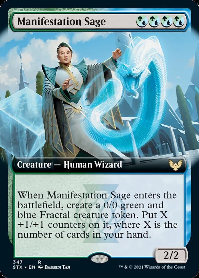Magic: The Gathering MTG Single Manifestation Sage (Extended) [Strixhaven: School of Mages]