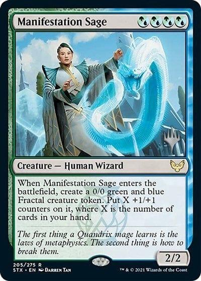 Magic: The Gathering MTG Single Manifestation Sage (Promo Pack) [Strixhaven: School of Mages Promos]
