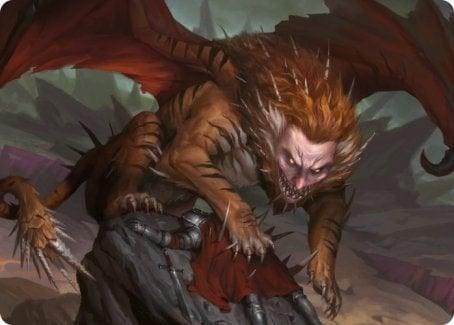 Magic: The Gathering MTG Single Manticore Art Card [Dungeons & Dragons: Adventures in the Forgotten Realms Art Series]