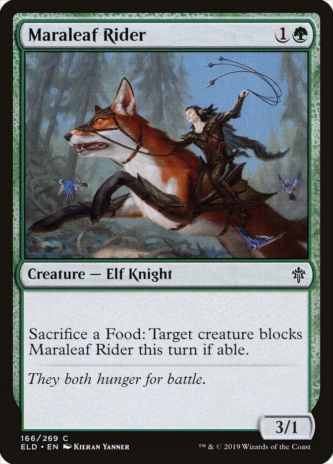 Magic: The Gathering MTG Single Maraleaf Rider [Throne of Eldraine]