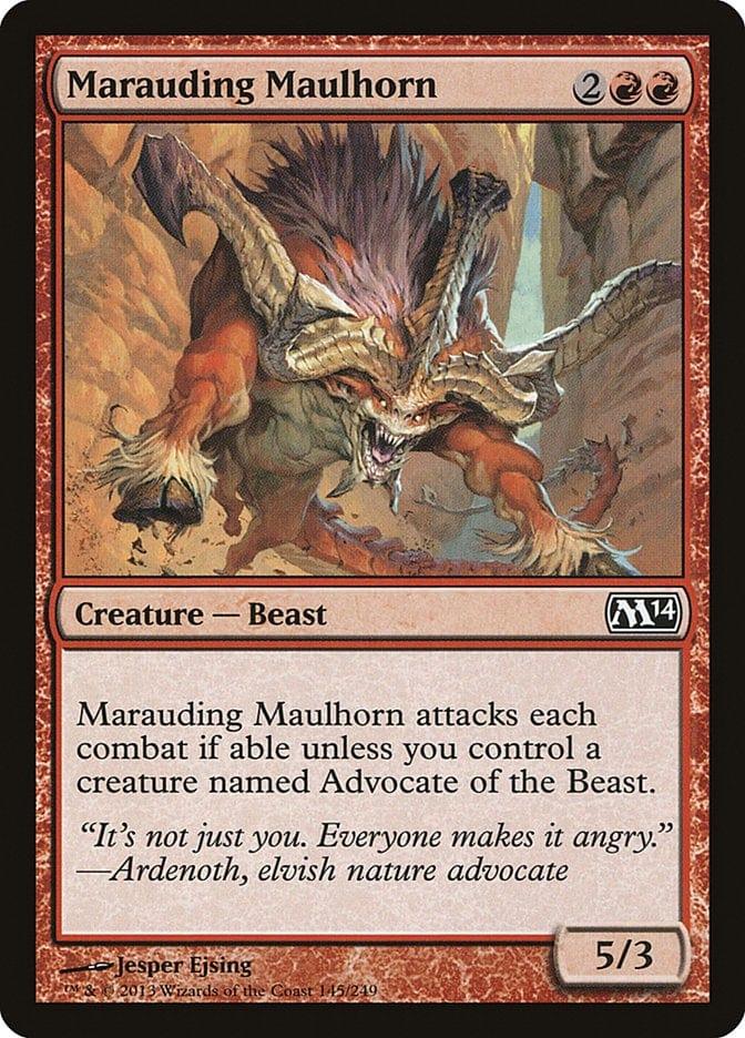 Magic: The Gathering MTG Single Marauding Maulhorn [Magic 2014]