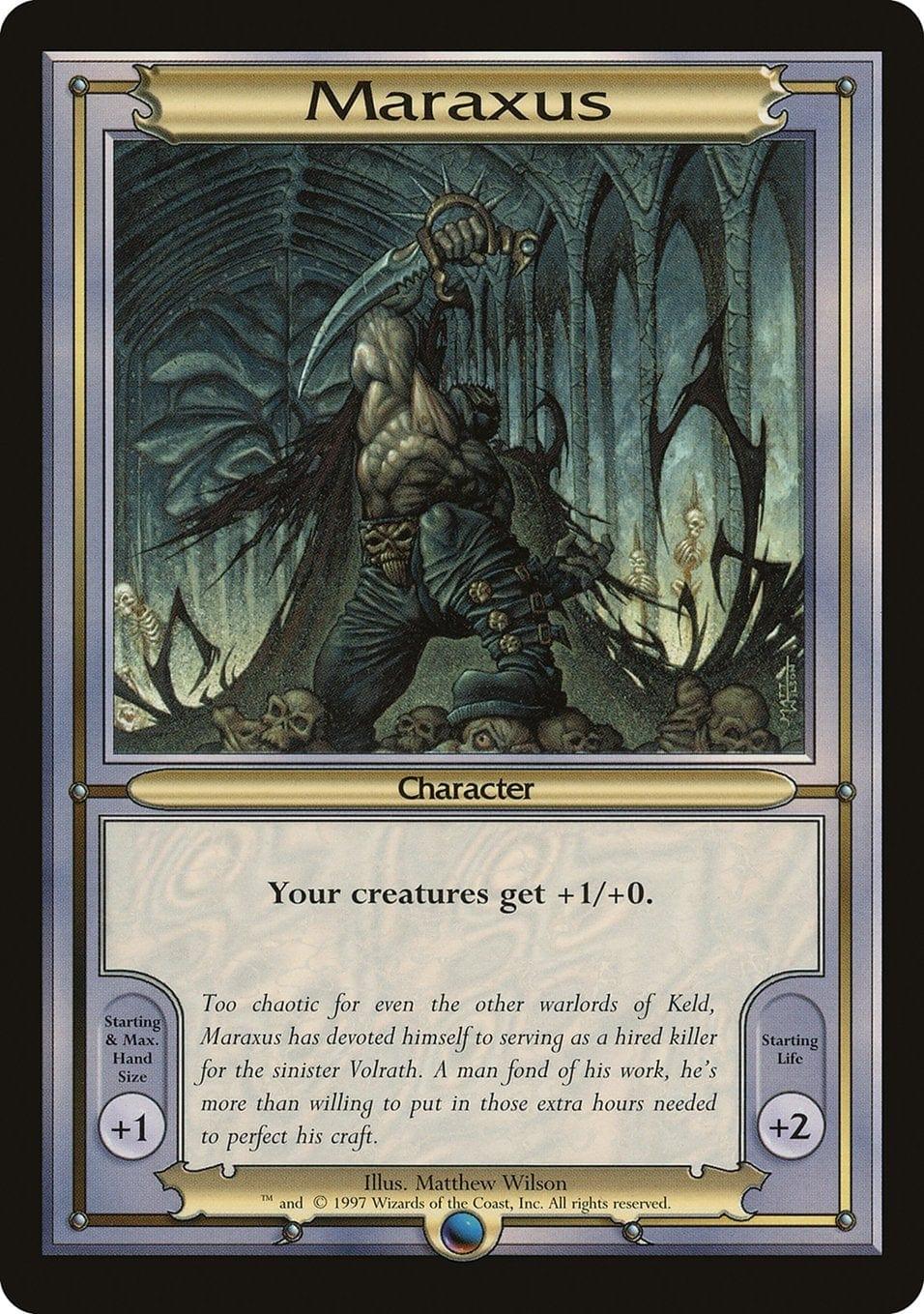 Magic: The Gathering MTG Single Maraxus [Vanguard Series]
