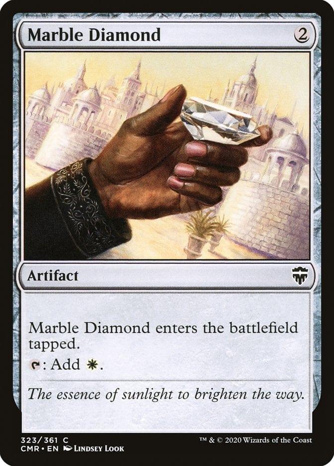 Magic: The Gathering MTG Single Marble Diamond [Commander Legends]