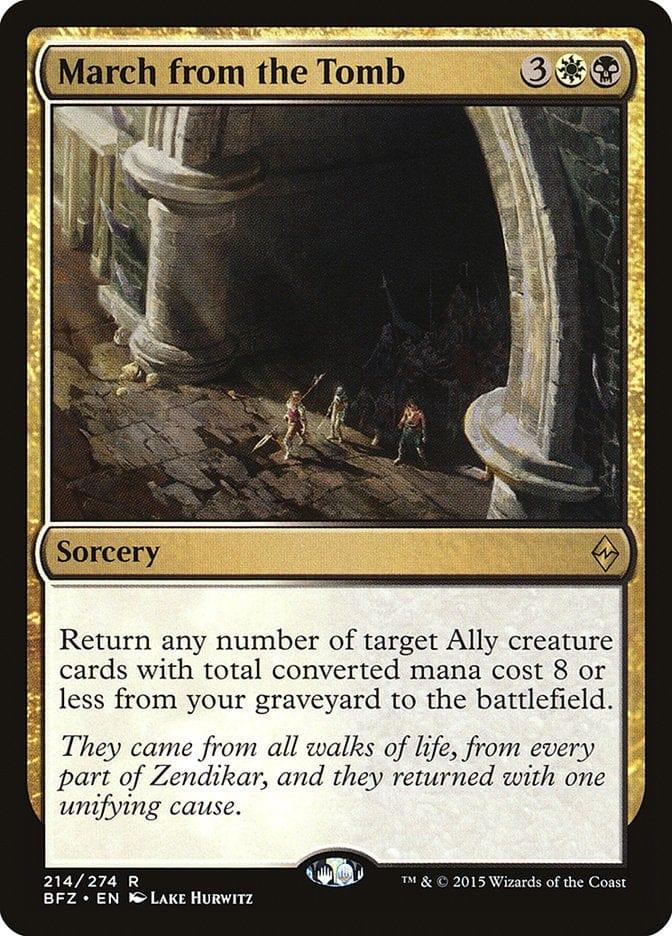 Magic: The Gathering MTG Single March from the Tomb [Battle for Zendikar]