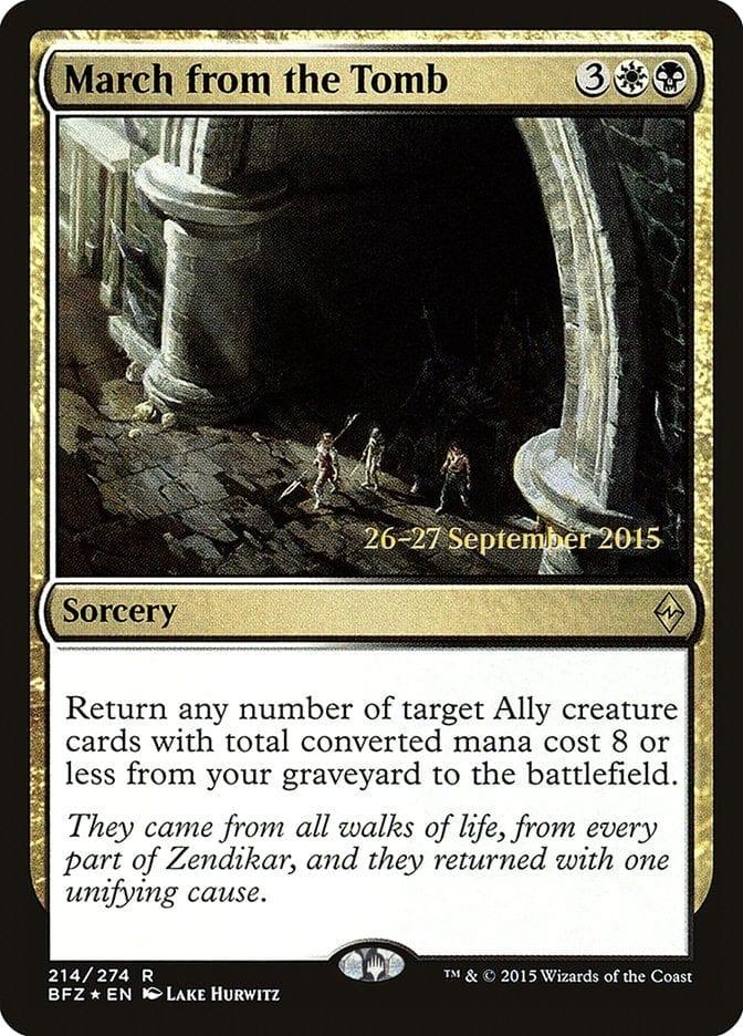 Magic: The Gathering MTG Single March from the Tomb  [Battle for Zendikar Prerelease Promos]