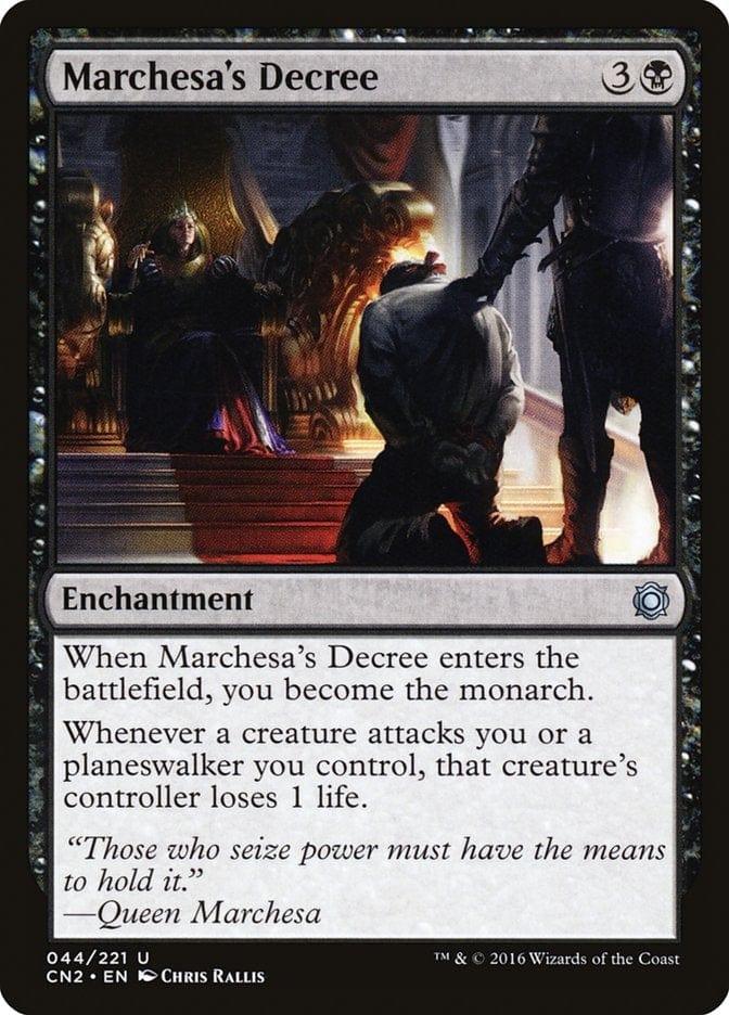 Magic: The Gathering MTG Single Marchesa's Decree [Conspiracy: Take the Crown]