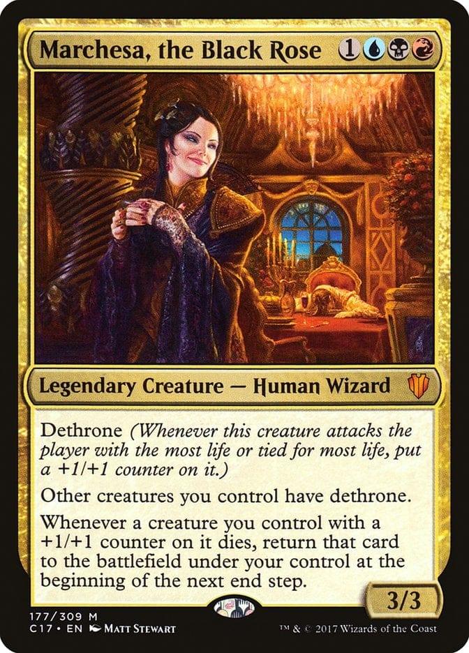 Magic: The Gathering MTG Single Marchesa, the Black Rose [Commander 2017]