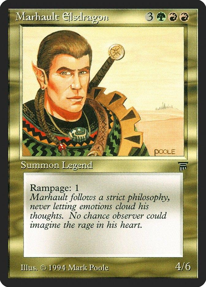 Magic: The Gathering MTG Single Marhault Elsdragon [Legends]