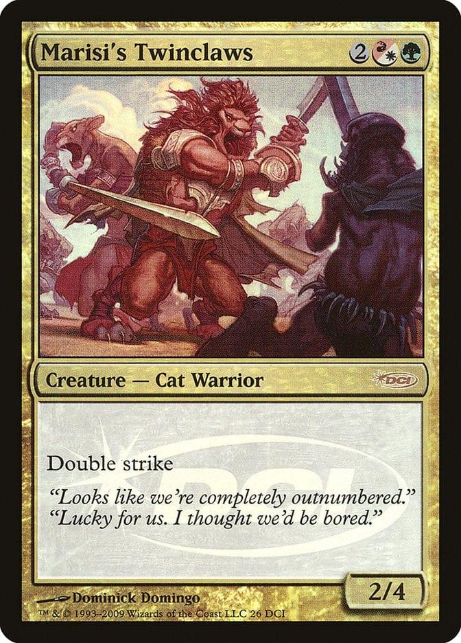 Magic: The Gathering MTG Single Marisi's Twinclaws [Wizards Play Network 2009]