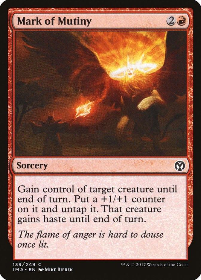 Magic: The Gathering MTG Single Mark of Mutiny [Iconic Masters]