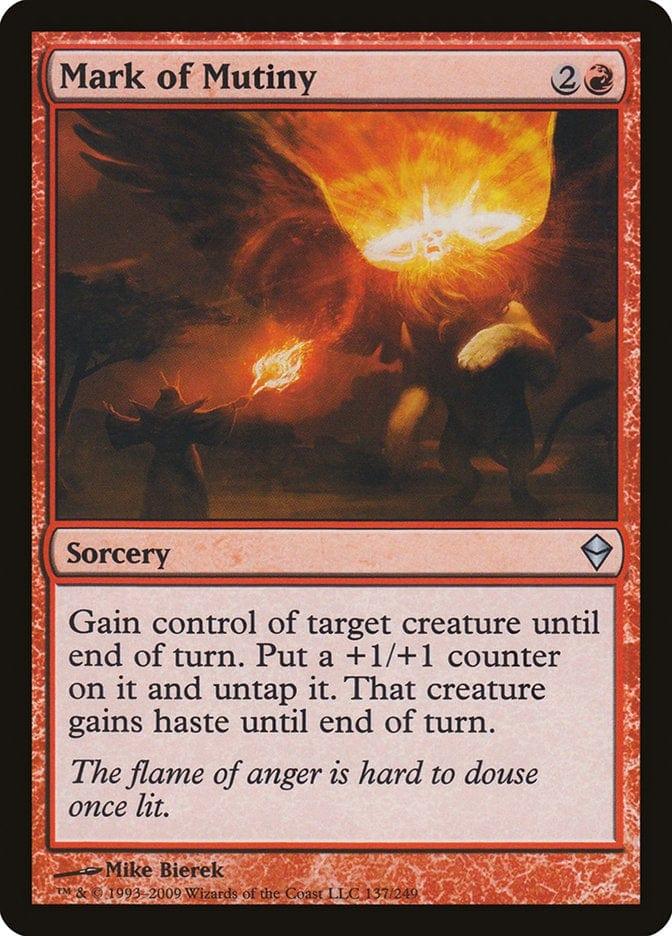 Magic: The Gathering MTG Single Mark of Mutiny [Zendikar]