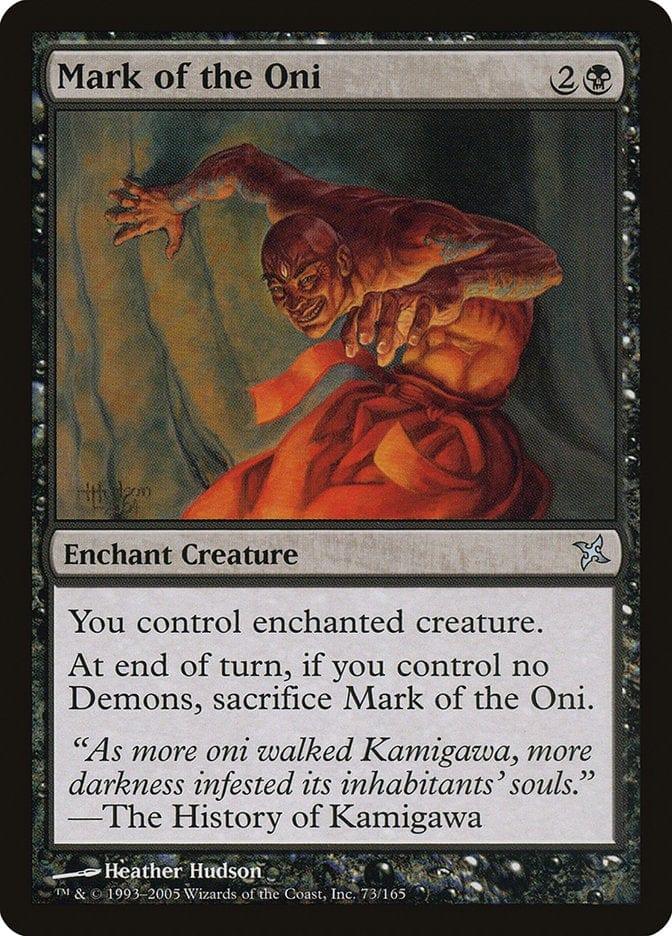 Magic: The Gathering MTG Single Mark of the Oni [Betrayers of Kamigawa]