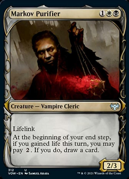 Magic: The Gathering MTG Single Markov Purifier (Showcase Fang Frame) [Innistrad: Crimson Vow]