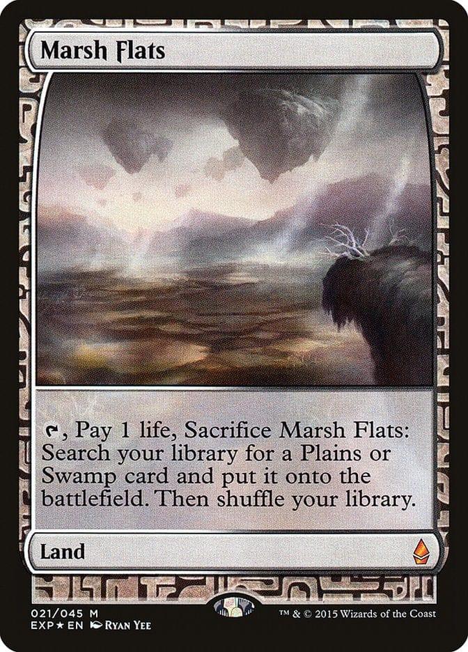 Magic: The Gathering MTG Single Marsh Flats [Zendikar Expeditions]