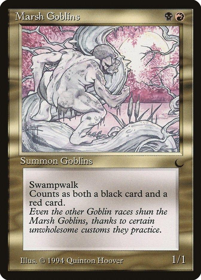 Magic: The Gathering MTG Single Marsh Goblins [The Dark]
