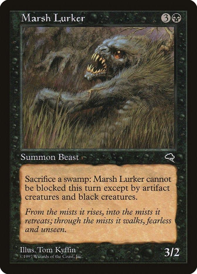 Magic: The Gathering MTG Single Marsh Lurker [Tempest]