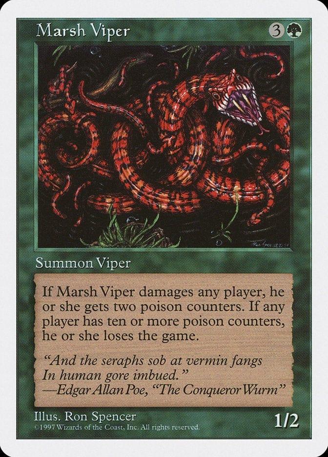 Magic: The Gathering MTG Single Marsh Viper [Fifth Edition]