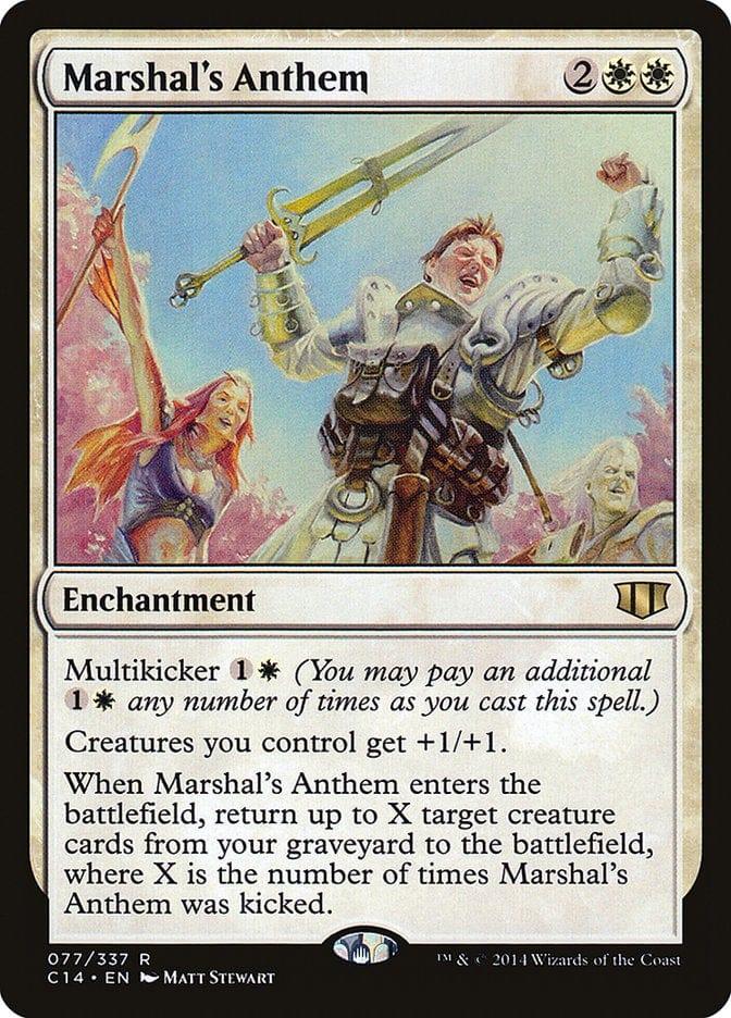 Magic: The Gathering MTG Single Marshal's Anthem [Commander 2014]