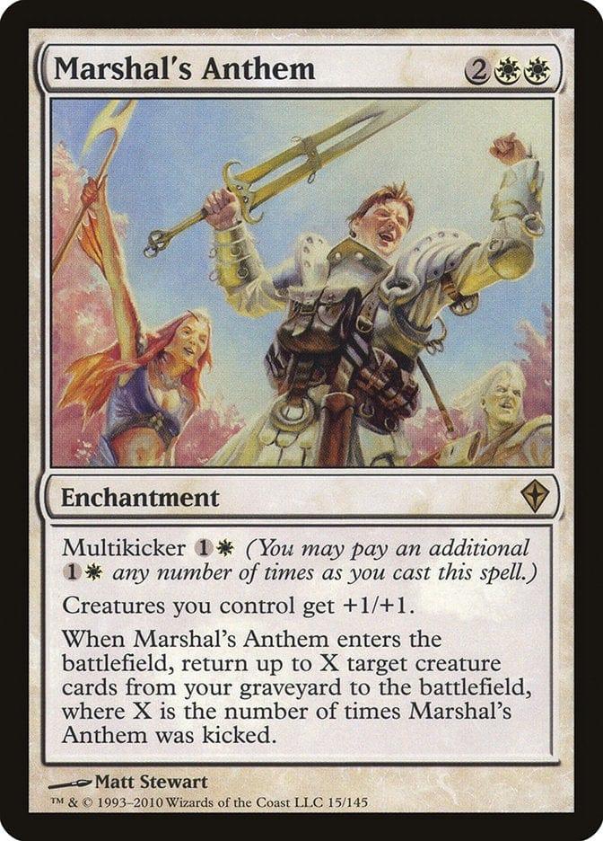 Magic: The Gathering MTG Single Marshal's Anthem [Worldwake]