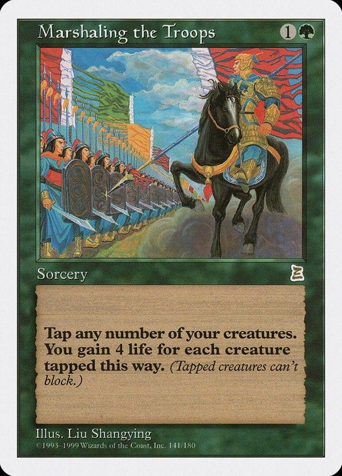 Magic: The Gathering MTG Single Marshaling the Troops [Portal Three Kingdoms]