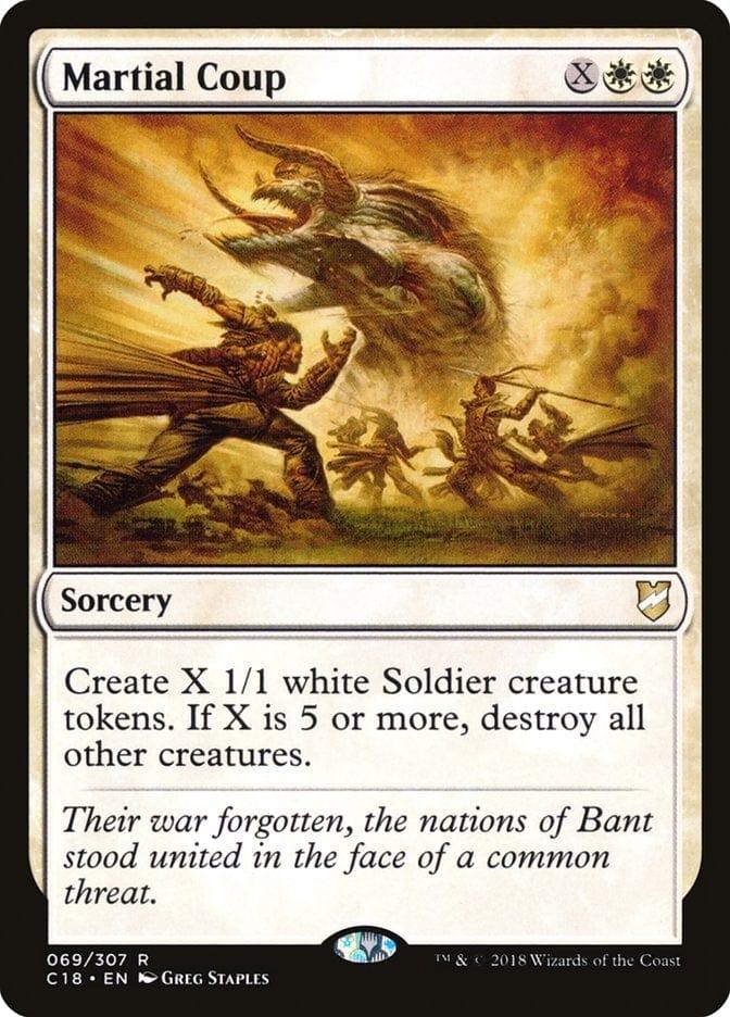 Magic: The Gathering MTG Single Martial Coup [Commander 2018]