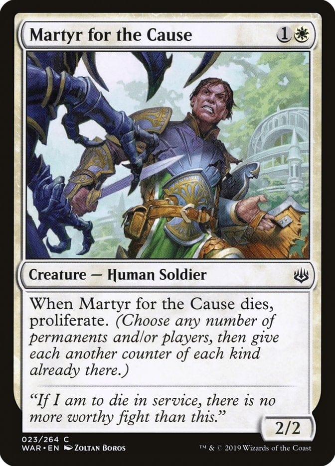 Magic: The Gathering MTG Single Martyr for the Cause [War of the Spark]