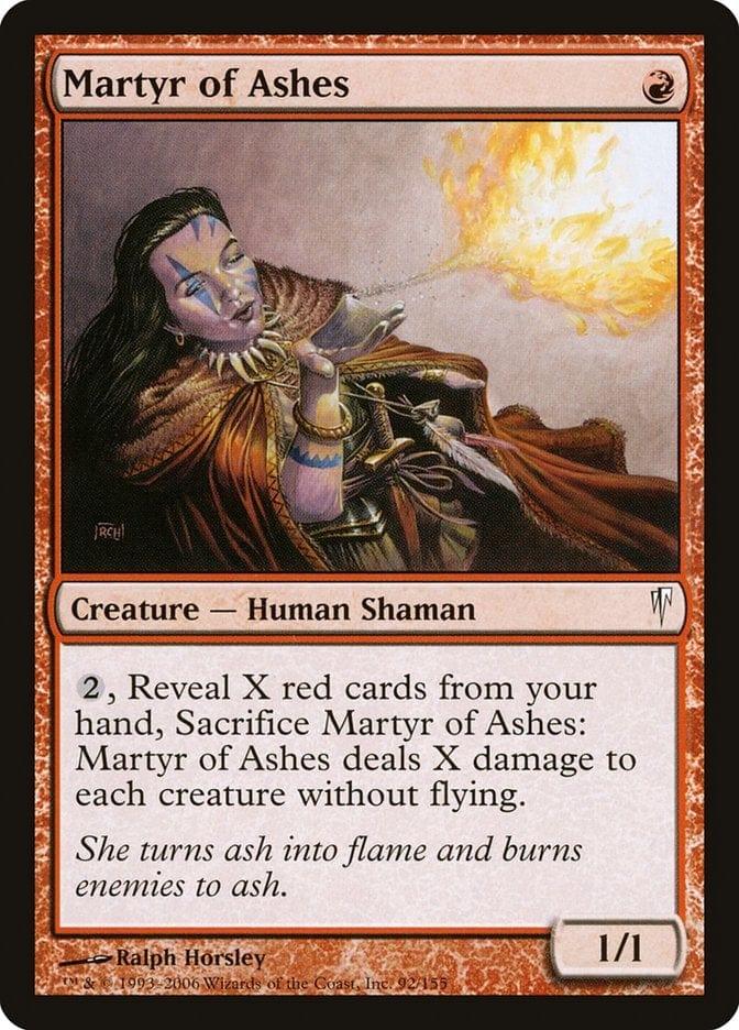 Magic: The Gathering MTG Single Martyr of Ashes [Coldsnap]