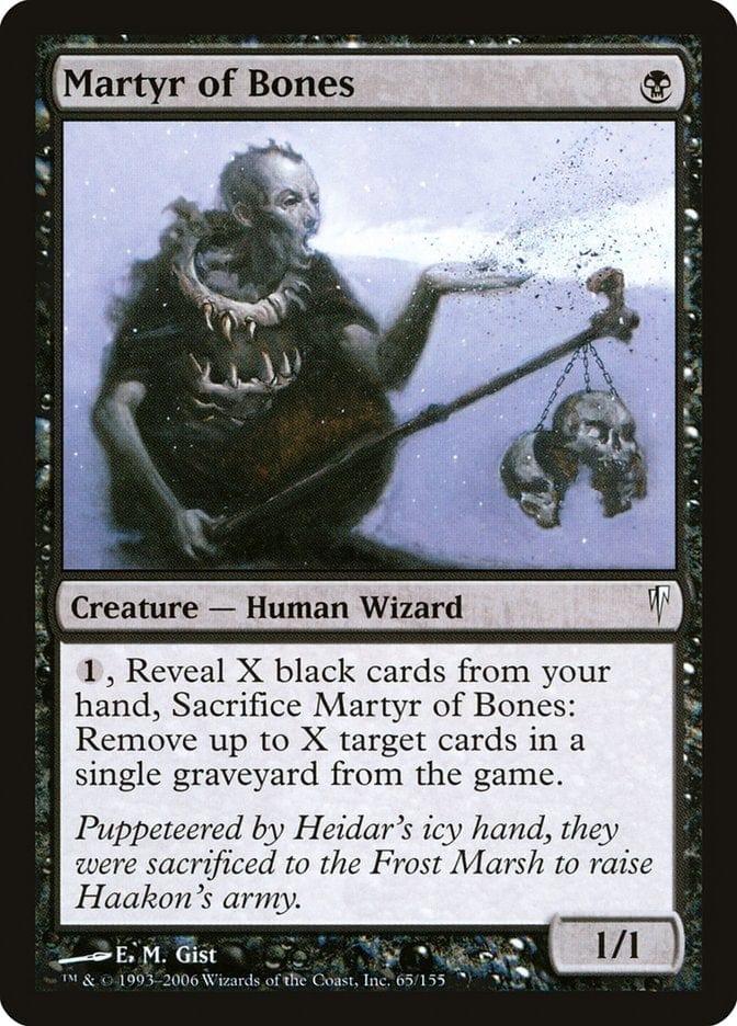 Magic: The Gathering MTG Single Martyr of Bones [Coldsnap]