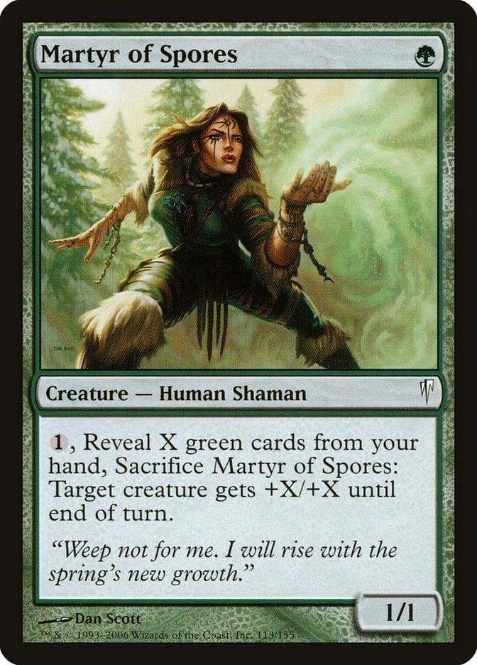 Magic: The Gathering MTG Single Martyr of Spores [Coldsnap]