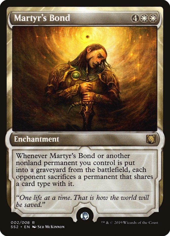 Magic: The Gathering MTG Single Martyr's Bond [Signature Spellbook: Gideon]