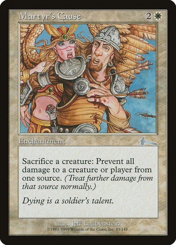 Magic: The Gathering MTG Single Martyr's Cause [Urza's Legacy]