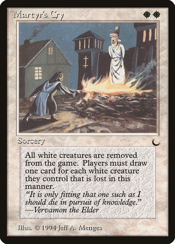 Magic: The Gathering MTG Single Martyr's Cry [The Dark]