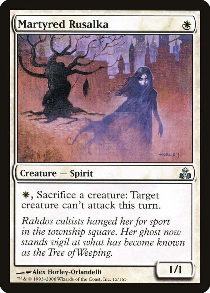 Magic: The Gathering MTG Single Martyred Rusalka [Guildpact]