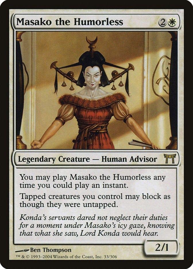 Magic: The Gathering MTG Single Masako the Humorless [Champions of Kamigawa]