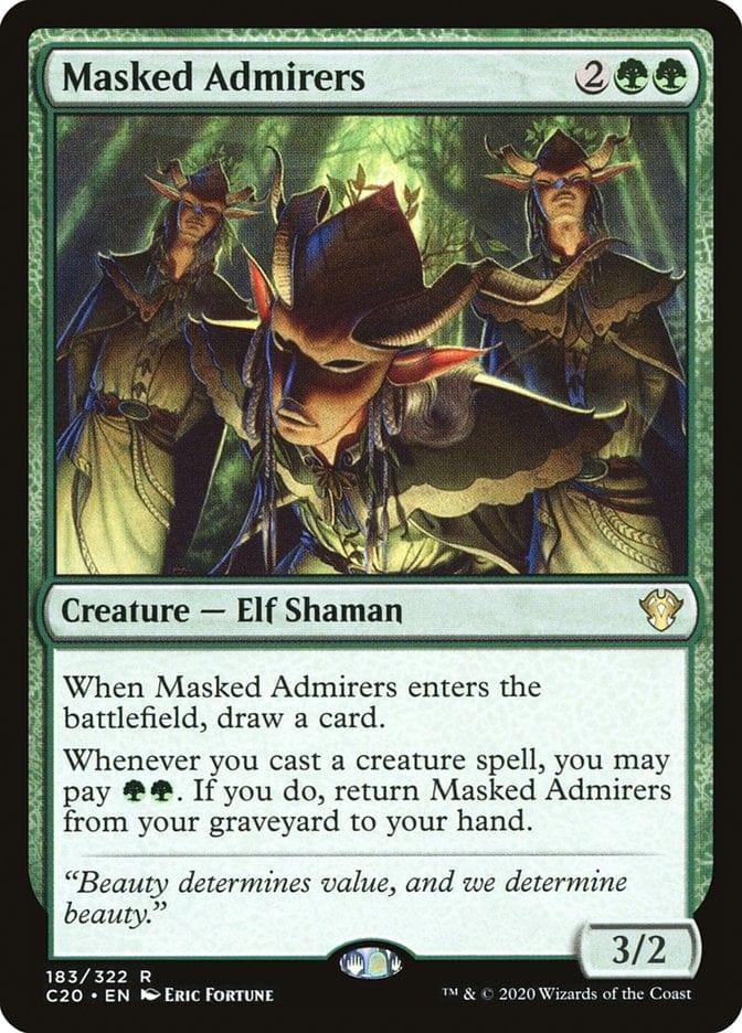 Magic: The Gathering MTG Single Masked Admirers [Commander 2020]