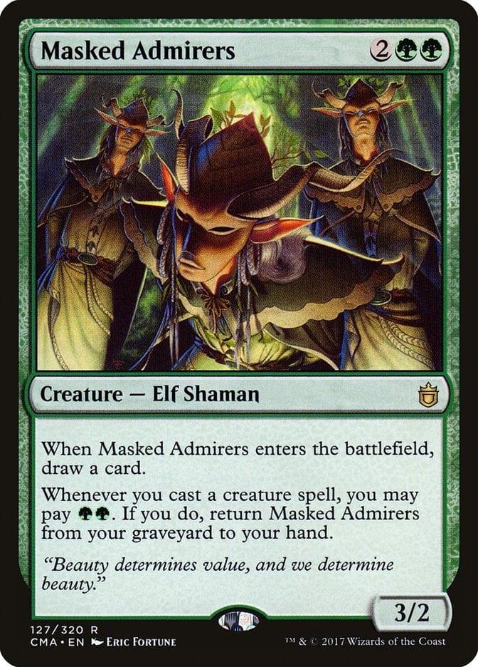 Magic: The Gathering MTG Single Masked Admirers [Commander Anthology]