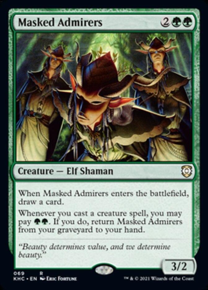 Magic: The Gathering MTG Single Masked Admirers [Kaldheim Commander]