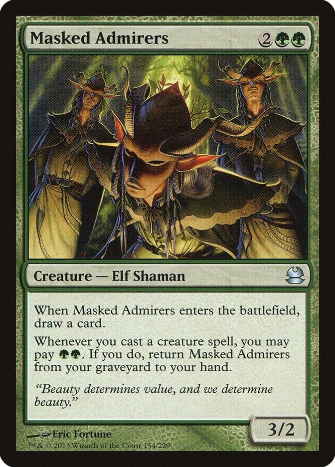 Magic: The Gathering MTG Single Masked Admirers [Modern Masters]