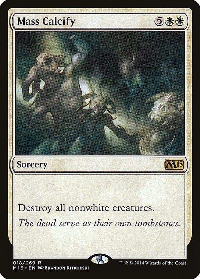 Magic: The Gathering MTG Single Mass Calcify [Magic 2015]