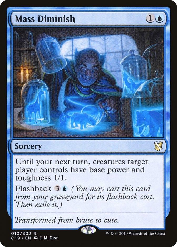 Magic: The Gathering MTG Single Mass Diminish [Commander 2019]