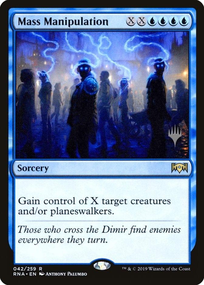 Magic: The Gathering MTG Single Mass Manipulation (Promo Pack) [Ravnica Allegiance Promos]